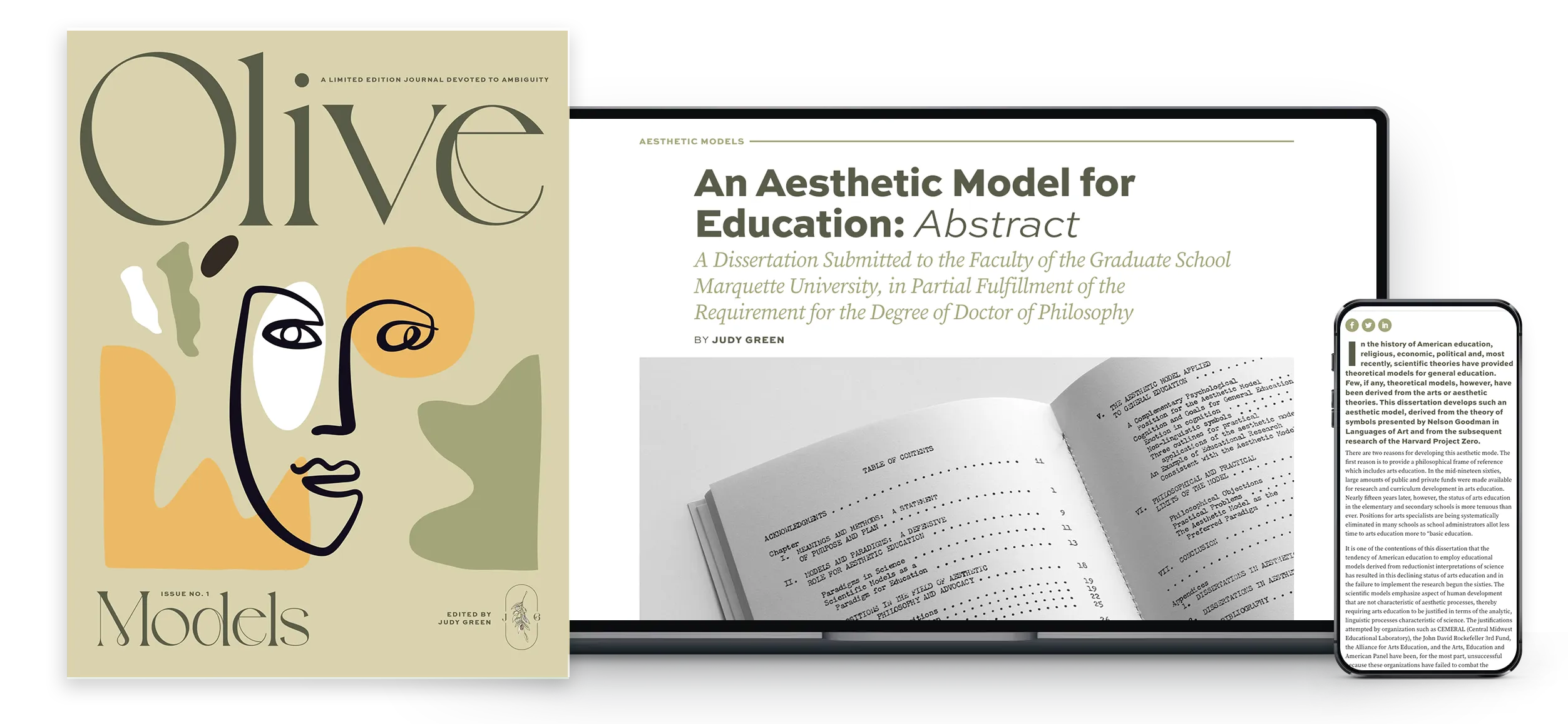 Abstract collage illustration of different colored shapes